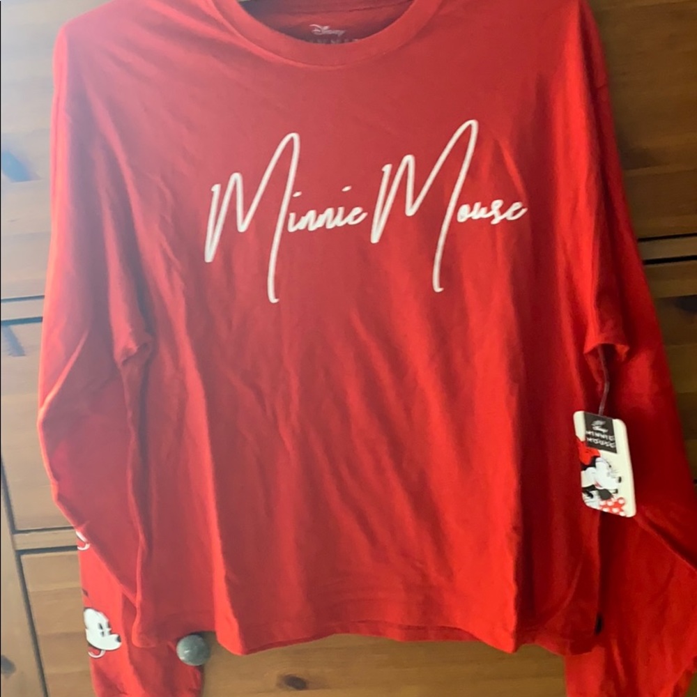 NWT red Mickey Mouse Disney shirt